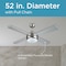 Black & Decker 52'' 4 - Blade Standard Ceiling Fan with Pull Chain and Light Kit Included BCF5252 - alternate 2